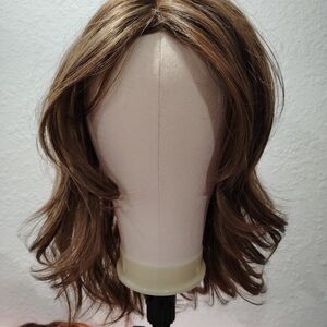 Brown Wavy Hair Wig